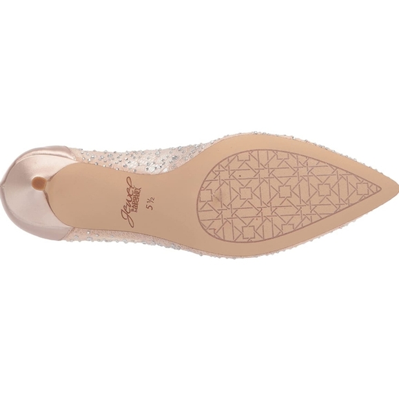 Jewel by Badgley Mischka Juliet Evening Pump Champagne -7 - Picture 2 of 10